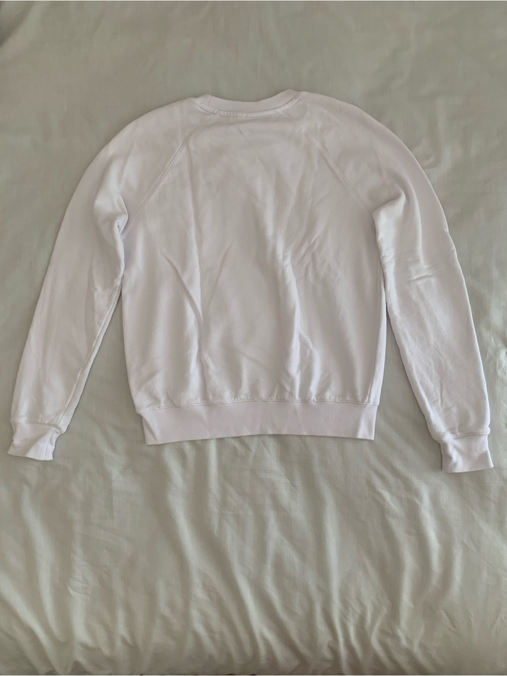 The Upside White Saturn Arrow Sweater Crewneck Sweatshirt XXS US 2 EUC - Picture 4 of 9